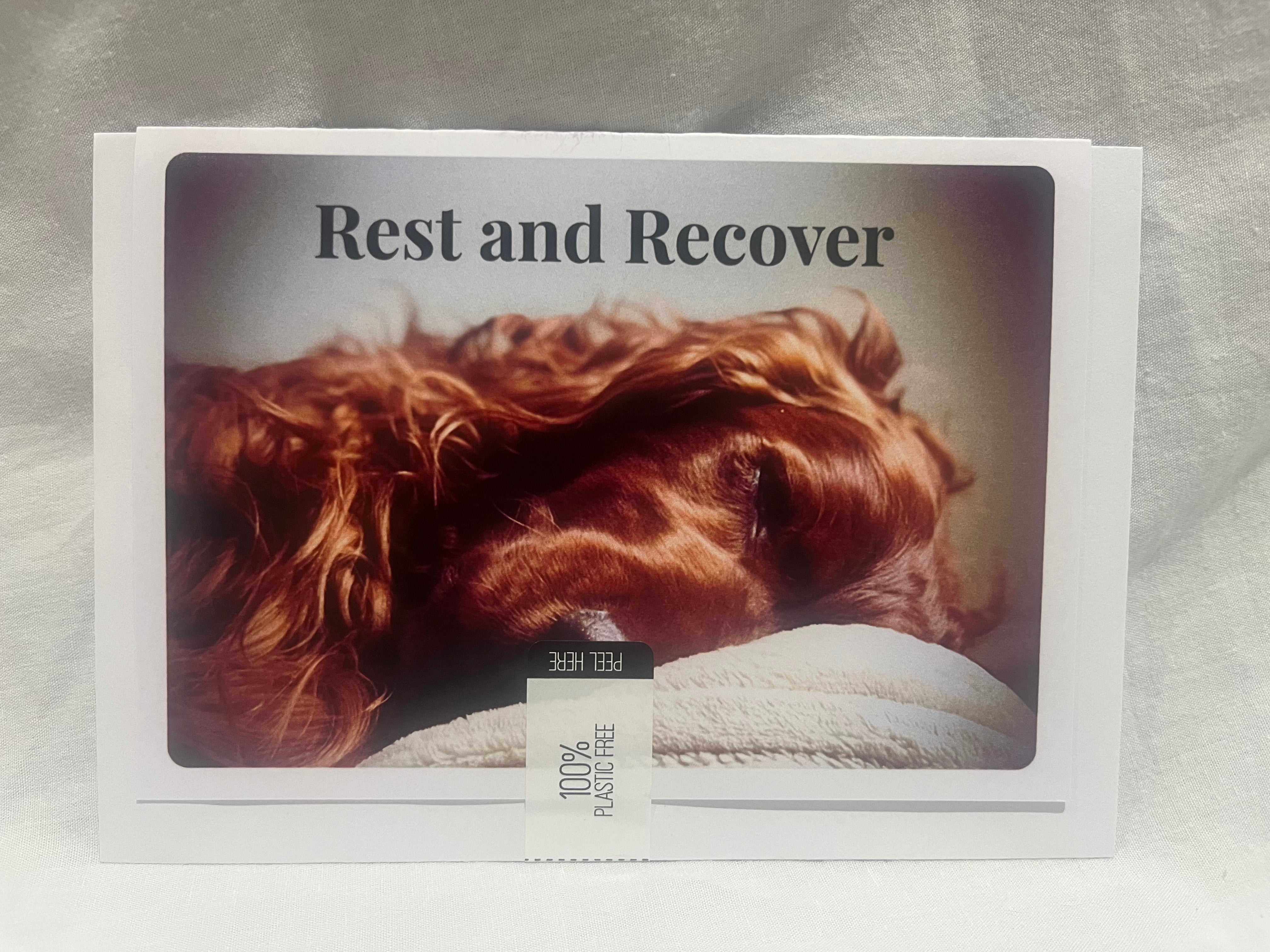 Rest and Recovery Greetings Card