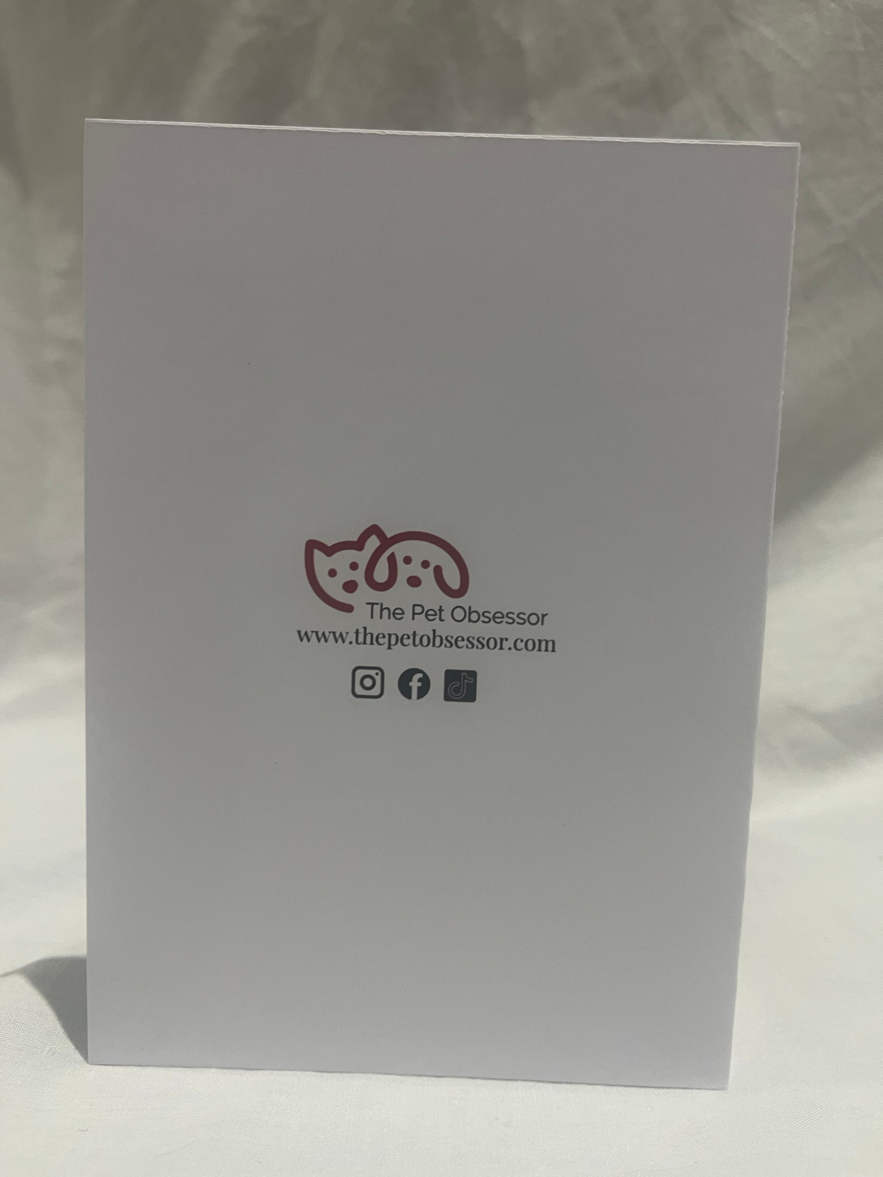 "One year more handsome" greetings card