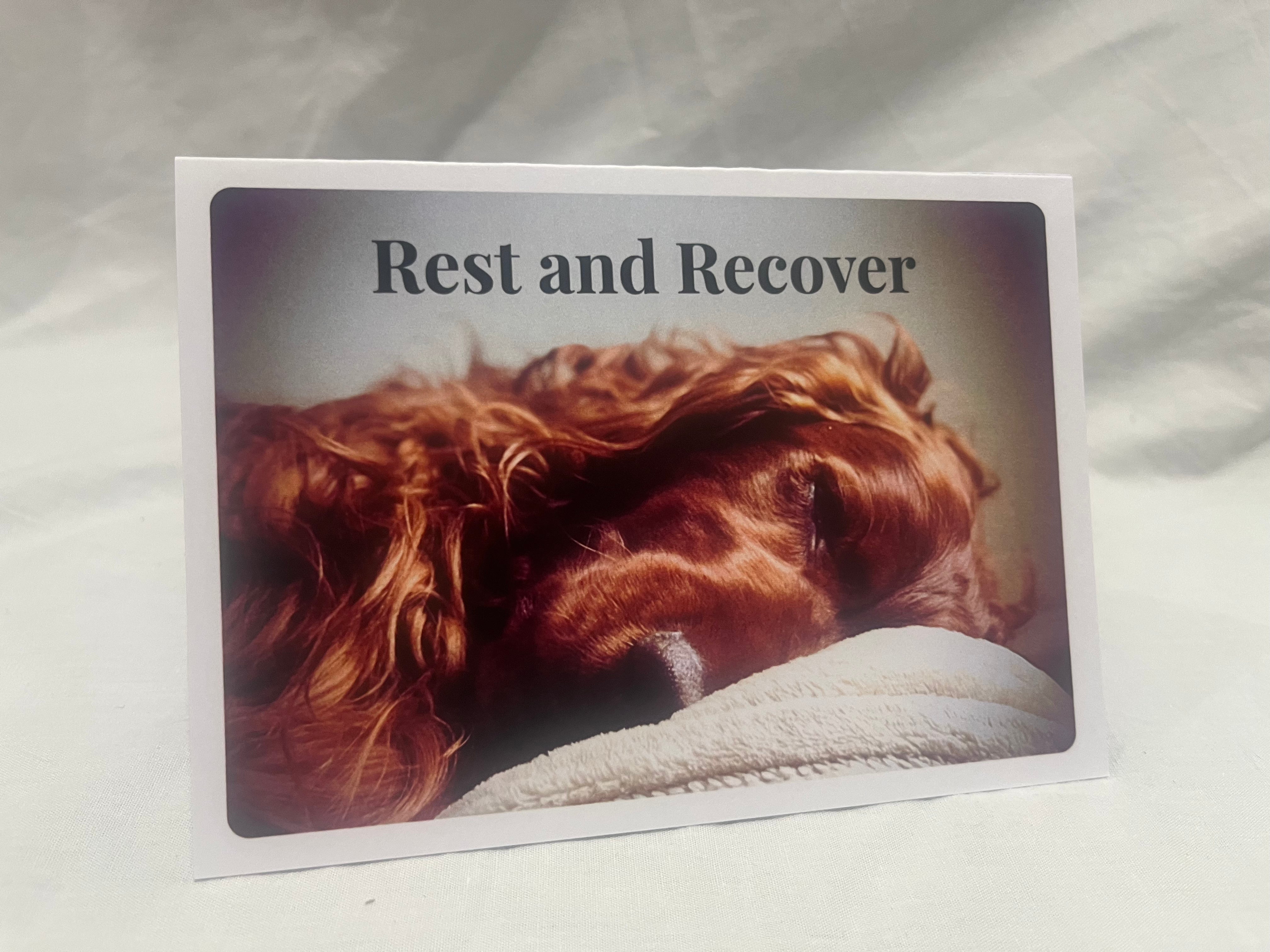 Rest and Recovery Greetings Card