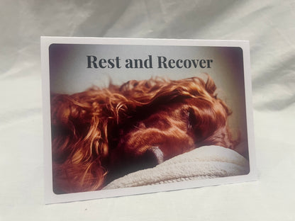 Rest and Recovery Greetings Card