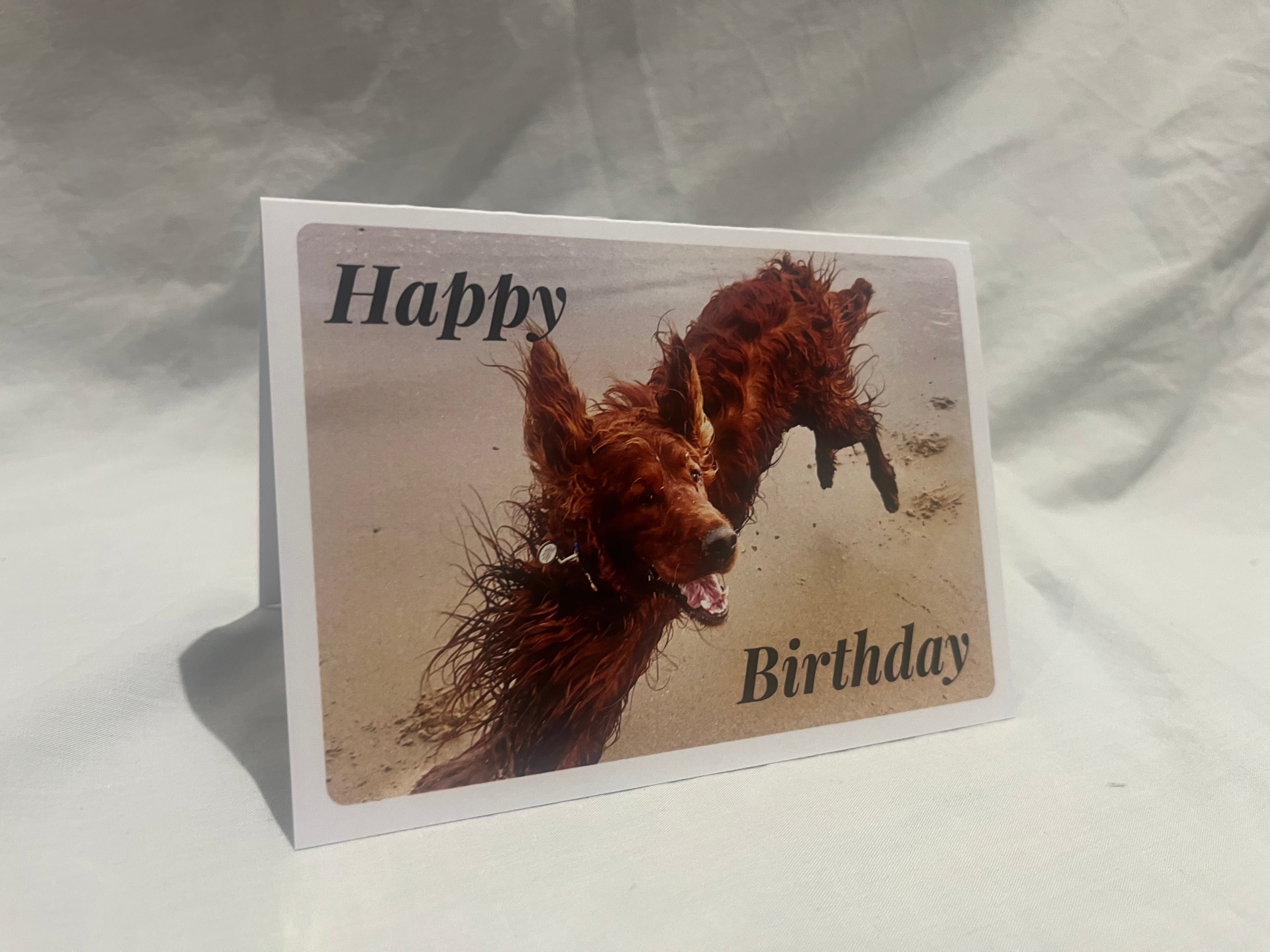 "Happy Birthday" Greeting Card