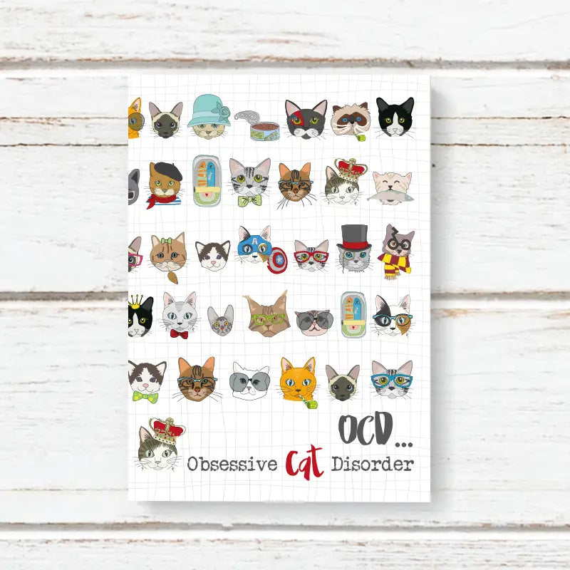 OCD (Obsessive Cat Disorder) Notebook